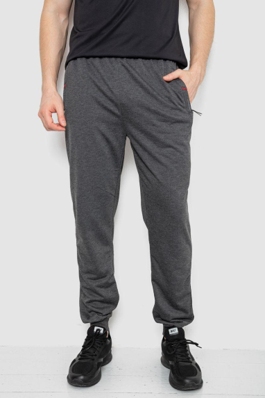 Спорт штани чоловічі, колір темно-сірий, 244R41669 Ager, XL, 50, XL