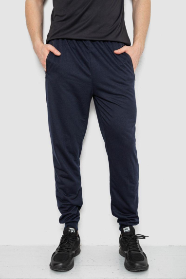 Спорт штани чоловічі, колір темно-синій, 244R41512 XXL
