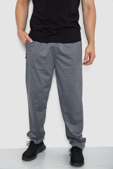 Спорт чоловічі штани, колір сірий, 244R41393 XL, 50, XL