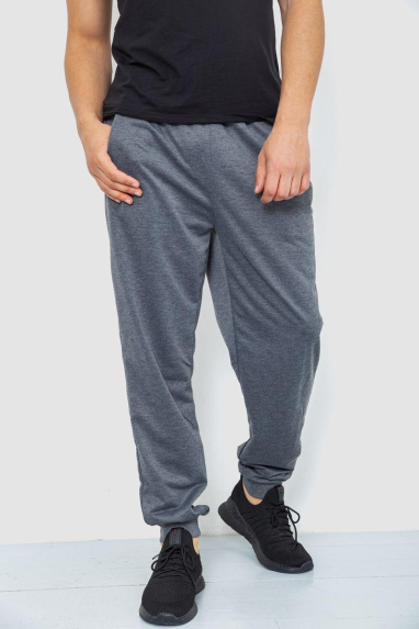 Спорт чоловічі штани, колір сірий, 244R41386 XXXL, 54, XXXL