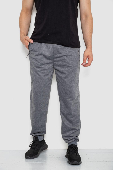 Спорт чоловічі штани, колір сірий, 244R41382 XXXL, 54, XXXL