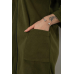 Халат жіночий на блискавці, колір хакі, 238R322 XL, 50, XL