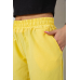 Шорти жіночі однотонні, колір жовтий, 238R315 Ager, XXL, 52, XXL