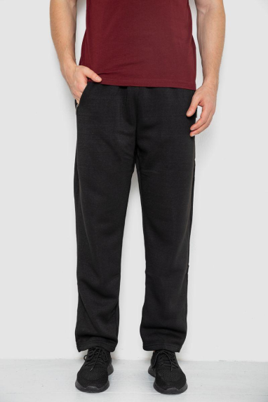 Спорт чоловічі штани, колір чорний, 244R41260 5XL, 58, 5XL