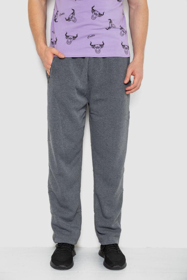 Спорт чоловічі штани, колір сірий, 244R41260 7XL, 62, 7XL