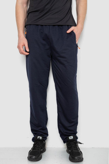 Спорт штани чоловічі, колір темно-синій, 244R403 Ager, XL, 50, XL