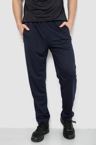 Спорт штани чоловічі, колір темно-синій, 244R401 XXXL, 54, XXXL