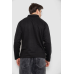Кофта чоловіча на блискавці в смужку, колір чорний, 238R123 XL, 50, XL
