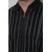 Кофта чоловіча на блискавці в смужку, колір чорний, 238R123 XL, 50, XL
