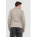 Кофта чоловіча на блискавці в смужку, колір оливковий, 238R123 XXXL, 54, XXXL