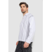 Кофта чоловіча на блискавці в смужку, колір білий, 238R123 XXXL, 54, XXXL