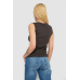 Майка жіноча в рубчик, колір хакі, 238R117 Ager, XL, 50, XL