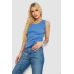 Майка жіноча в рубчик, колір джинс, 238R117 Ager, XL, 50, XL