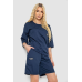 Костюм жіночий однотонний, колір синій, 238R116 Ager, XXL, 52, XXL