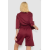 Костюм жіночий однотонний, колір бордовий, 238R116 Ager, XL, 50, XL