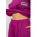 Костюм жіночий однотонний, колір фуксія, 238R116-1 Ager, XXL, 52, XXL