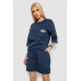 Костюм жіночий однотонний, колір темно-синій, 238R116-1 Ager, XL, 50, XL