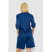Костюм жіночий однотонний, колір синій, 238R116-1 Ager, XXL, 52, XXL