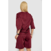 Костюм жіночий однотонний, колір бордовий, 238R116-1 Ager, XXL, 52, XXL