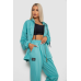Спортивний костюм жіночий, колір бірюзовий, 238R114-1 Ager, XL, 50, XL