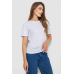 Футболка жіноча однотонна, колір білий, 238R111-1 Ager, XL, 50, XL