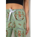 Штани жіночі домашні, колір оливковий, 238R1101 Ager, XXL, 52, XXL