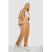 Спортивний костюм жіночий велюровий, колір темно-бежевий, 238R107 XXL