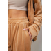 Спортивний костюм жіночий велюровий, колір темно-бежевий, 238R107 XXL