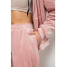 Спортивний костюм жіночий велюровий, колір пудровий, 238R107 XXXL, 54, XXXL