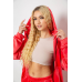 Спортивний костюм жіночий велюровий, колір кораловий, 238R107-2 XXL, 52, XXL