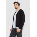 Кофта чоловіча на блискавці з капюшоном, колір чорний, 238R103 XL, 50, XL