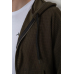 Кофта чоловіча на блискавці з капюшоном, колір хакі, 238R103-1 XL, 50, XL