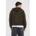 Кофта чоловіча на блискавці з капюшоном, колір хакі, 238R103-1 XXL, 52, XXL