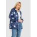 Вітровка жіноча з капюшоном, колір синій, 238R102 XL