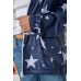 Вітровка жіноча з капюшоном, колір синій, 238R102 XL
