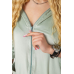Халат жіночий велюровий на блискавці, колір оливковий, 238R101-1 XL, 50, XL
