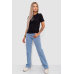 Футболка жіноча з принтом, колір чорний, 238R01643 XL, 50, XL