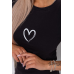 Футболка жіноча з принтом, колір чорний, 238R01643 XL, 50, XL