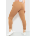 Спорт штани жіночі демісезонні, колір коричневий, 226R027 XXL, 52, XXL