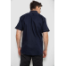 Сорочка чоловіча однотонна з принтом, колір синій, 214R9003 XL, 50, XL