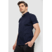 Сорочка чоловіча, колір темно-синій, 214R9001-1 XXL, 52, XXL