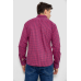 Сорочка чоловіча в клітку, колір рожевий, 214R845 XXL, 52, XXL