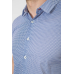 Сорочка чоловіча з принтом, колір синій, 214R843 XL, 50, XL