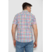 Сорочка чоловіча в клітку, колір білий, 214R842 XXL, 52, XXL
