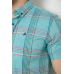 Сорочка чоловіча в смужку, колір м“ятний, 214R841 XXXL, 54, XXXL