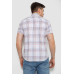 Сорочка чоловіча в смужку, колір білий, 214R841 XXL, 52, XXL