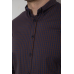 Сорочка чоловіча з довгим рукавом, колір коричневий, 214R840 XL, 50, XL