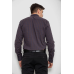 Сорочка чоловіча з довгим рукавом, колір коричневий, 214R840 XXXL, 54, XXXL