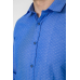 Сорочка чоловіча з довгим рукавом, колір електрик, 214R838 XXL, 52, XXL