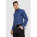 Сорочка чоловіча з довгим рукавом, колір синій, 214R838 XL, 50, XL